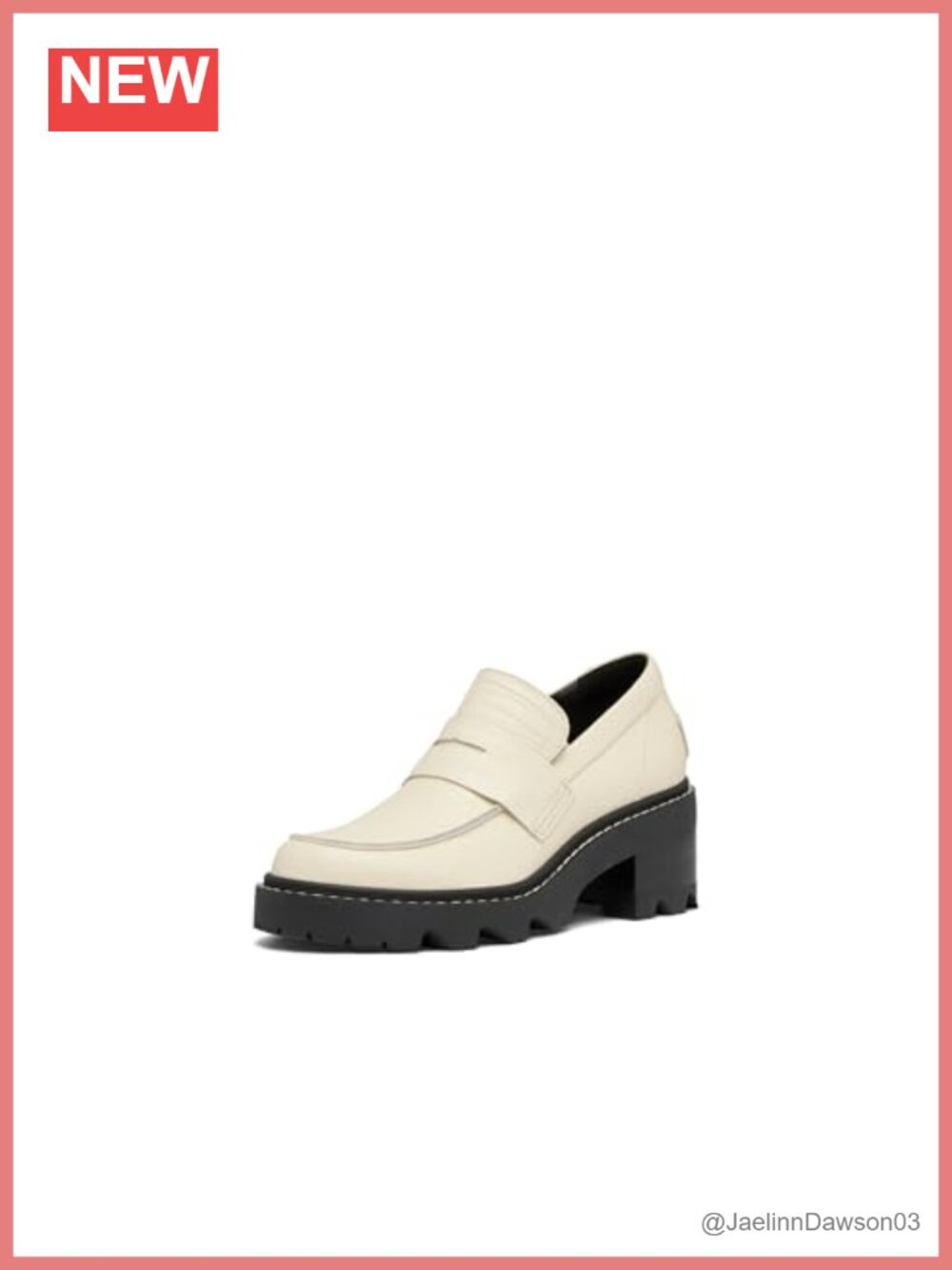 Sorel Joan Now City Loafer Leather Slip-On Work Shoe Block Heel Water Resistant